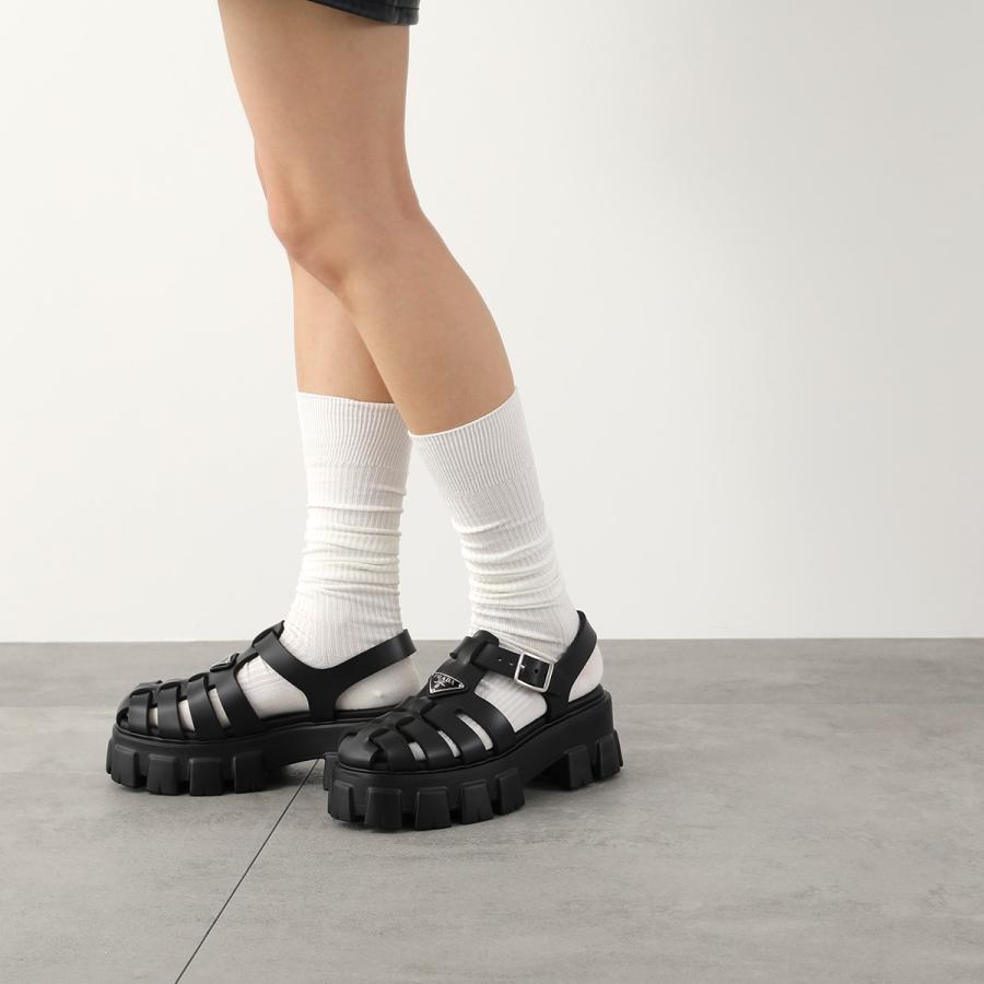 PRADA（プラダ） サンダル モノリス 1X853M 3LKK F0002 レディース