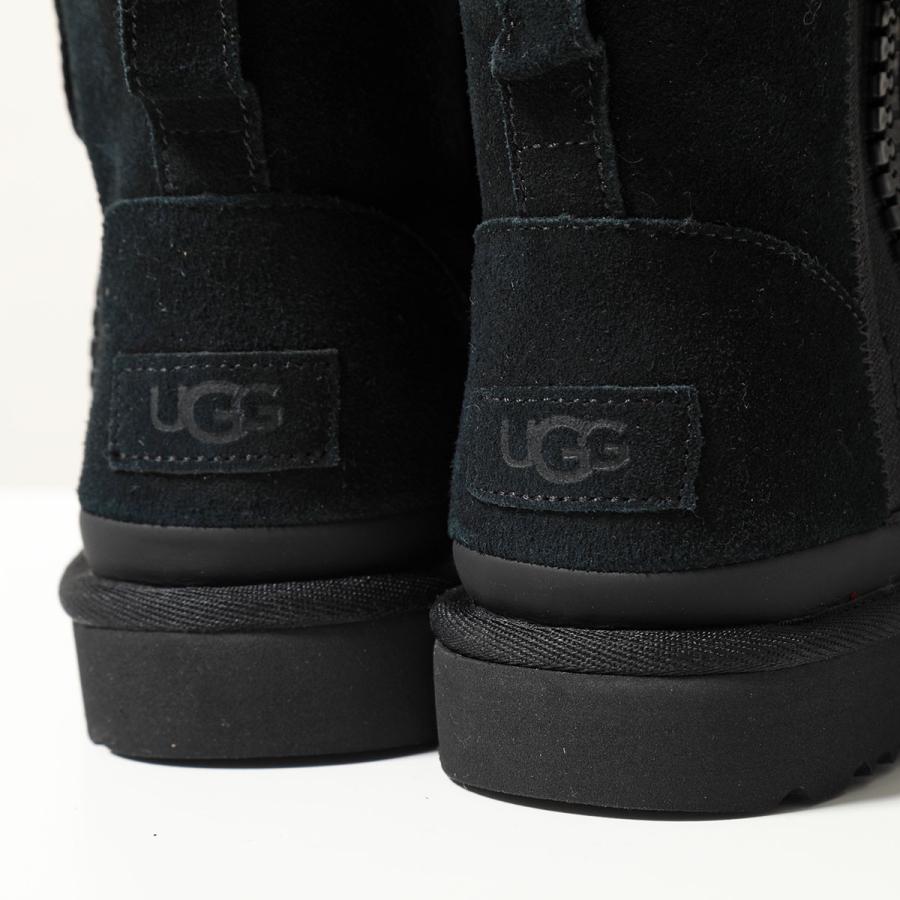 UGG（アグ） ムートンブーツ Classic Mini Zipper Tape Logo