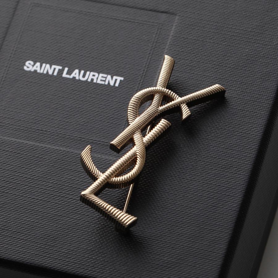 SAINT LAURENT サンローラン ブローチ CASSANDRE BROCHE カサンドラ