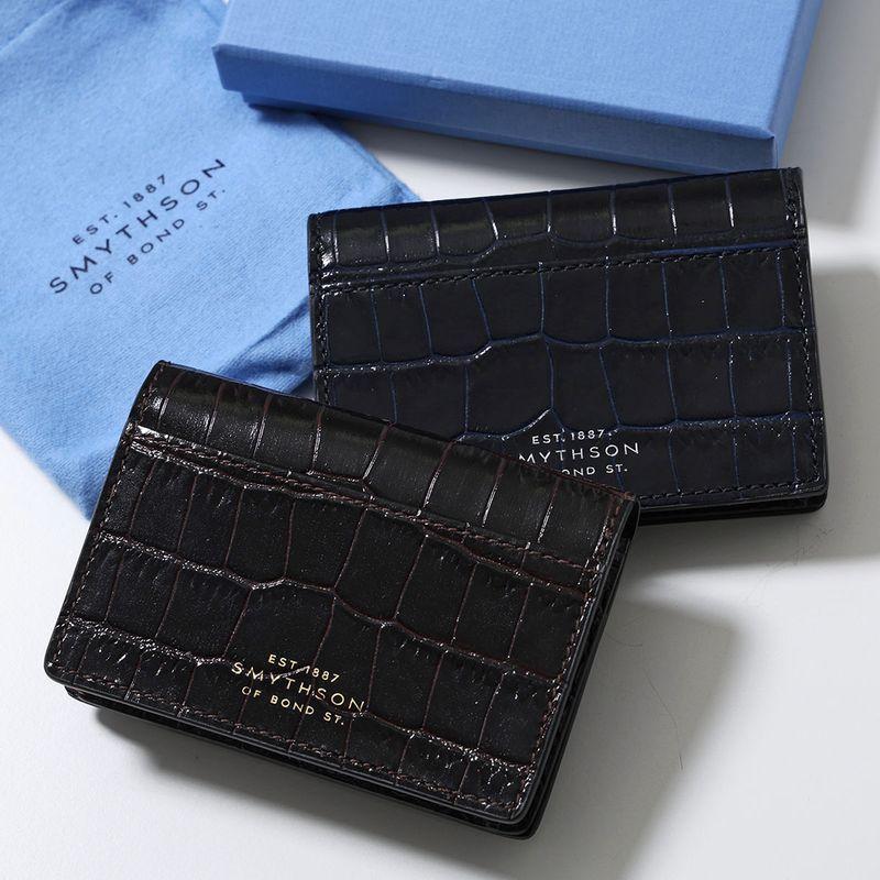 Smythson（スマイソン） カードケース MARA FOLDED C/CASE P STUD マラ