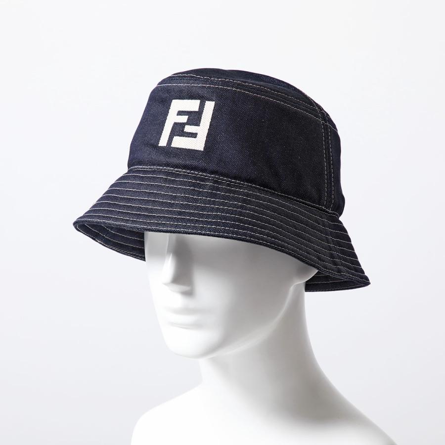 FENDI（フェンディ） バケットハット FXQ958 ARR1 メンズ デニム FF