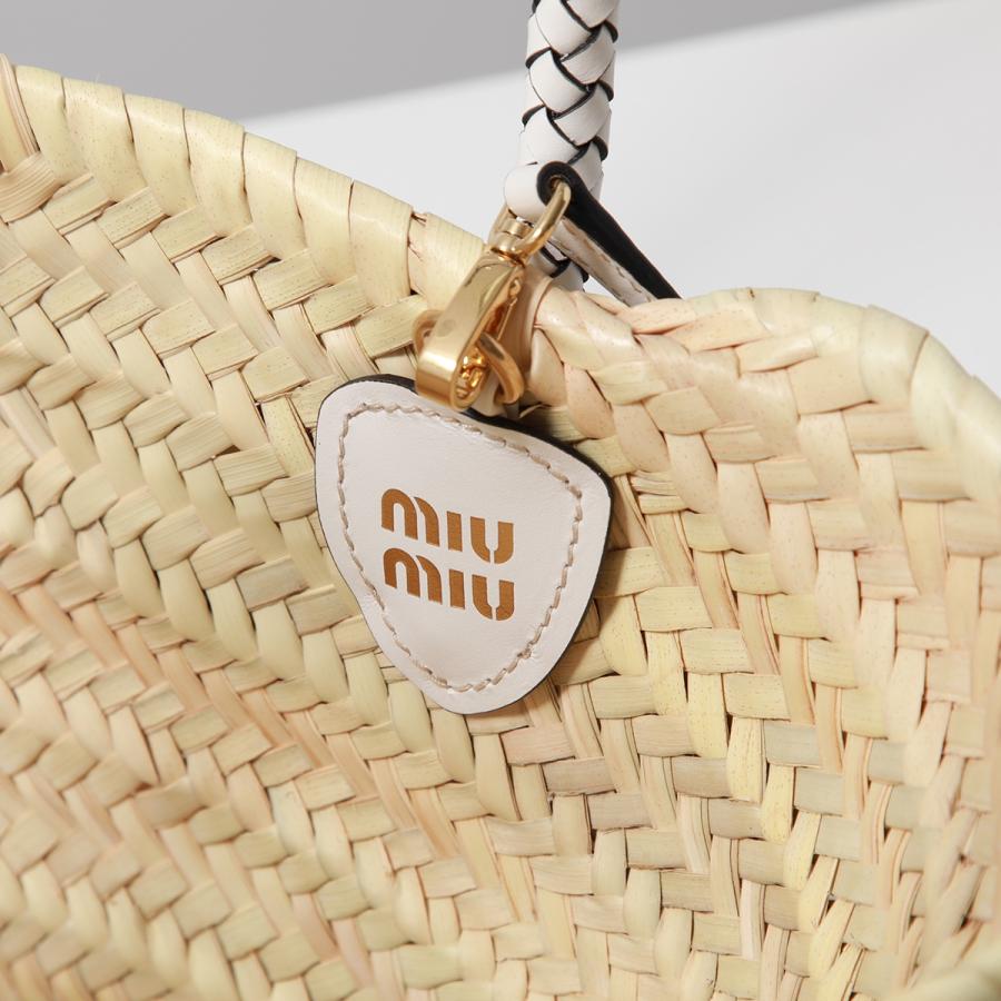 miu miu（ミュウミュウ） かごバッグ 5BG273 2DDH レディース