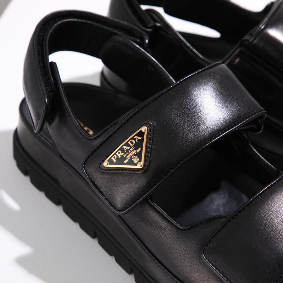 PRADA（プラダ） フラットサンダル 1X416N 038 レディース ナッパ