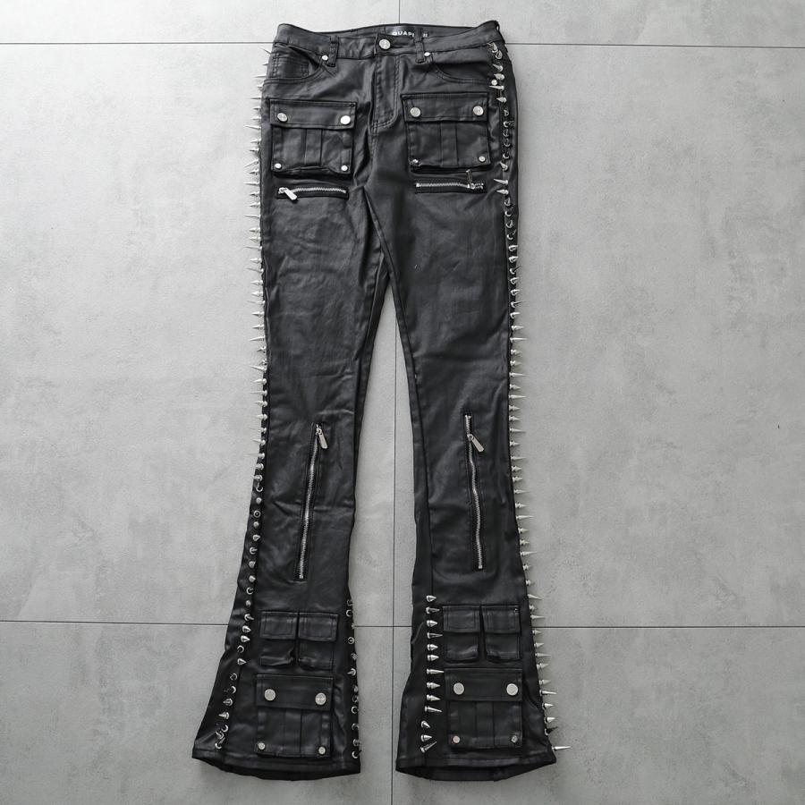 GUAPI グアピ ジーンズ OBSIDIAN BLACK WAXED SPIKES DENIM 0099OBWSD