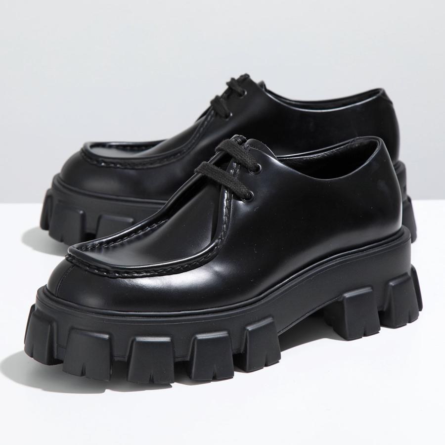 PRADA（プラダ） ダービーシューズ Monolith モノリス 2EE355 B4L