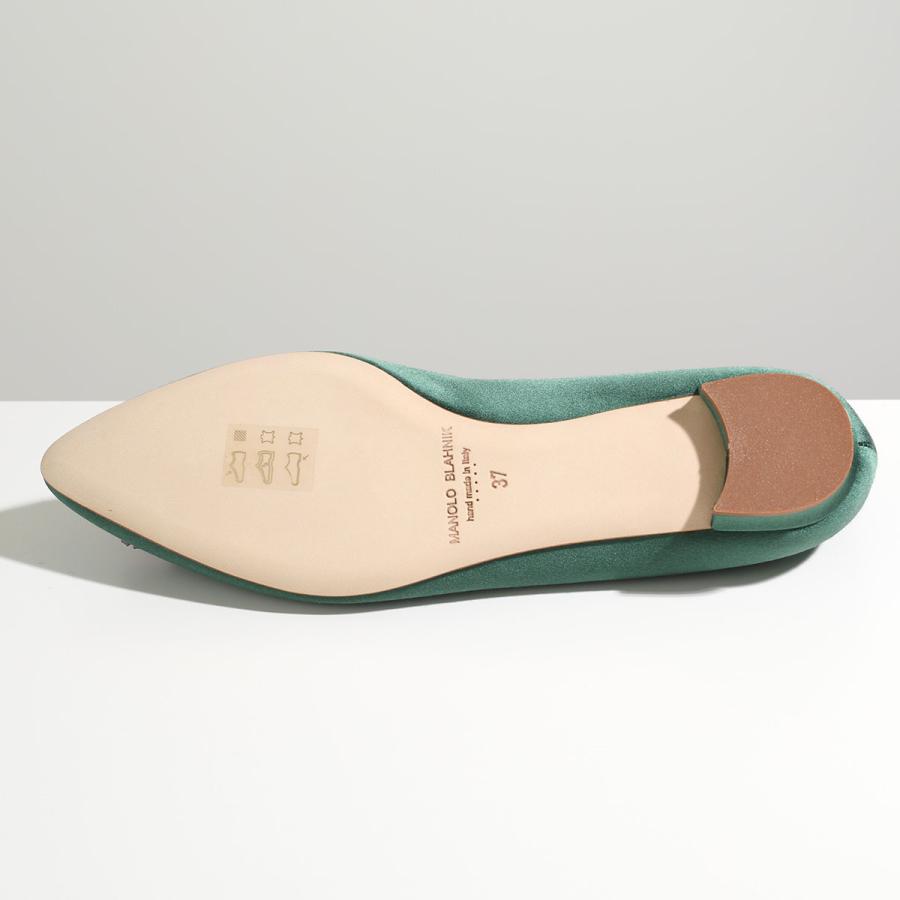 MANOLO BLAHNIK（マノロブラニク） パンプス HANGISIFLAT SMT SATIN