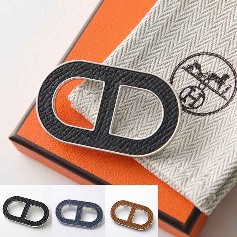 HERMES（エルメス） ブローチ シェーヌダンクル CHAINE D'ANCLE