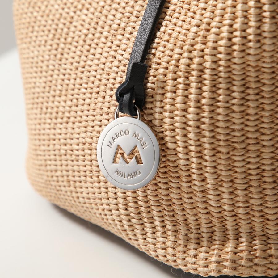 MARCO MASI（マルコマージ） かごバッグ 3687 PA-VIT PAGLIA VITELLO
