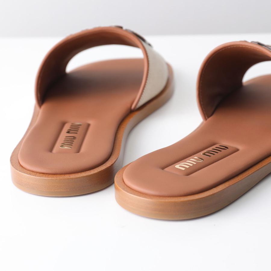 miu miu（ミュウミュウ） サンダル 5XX644 Q1D レディース キャンバス