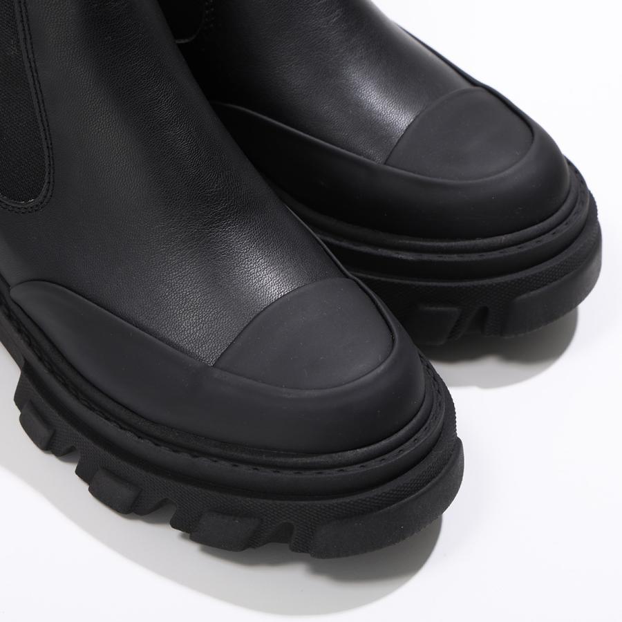 GANNI（ガニー） ショートブーツ Cleated Low Chelsea Boot Black