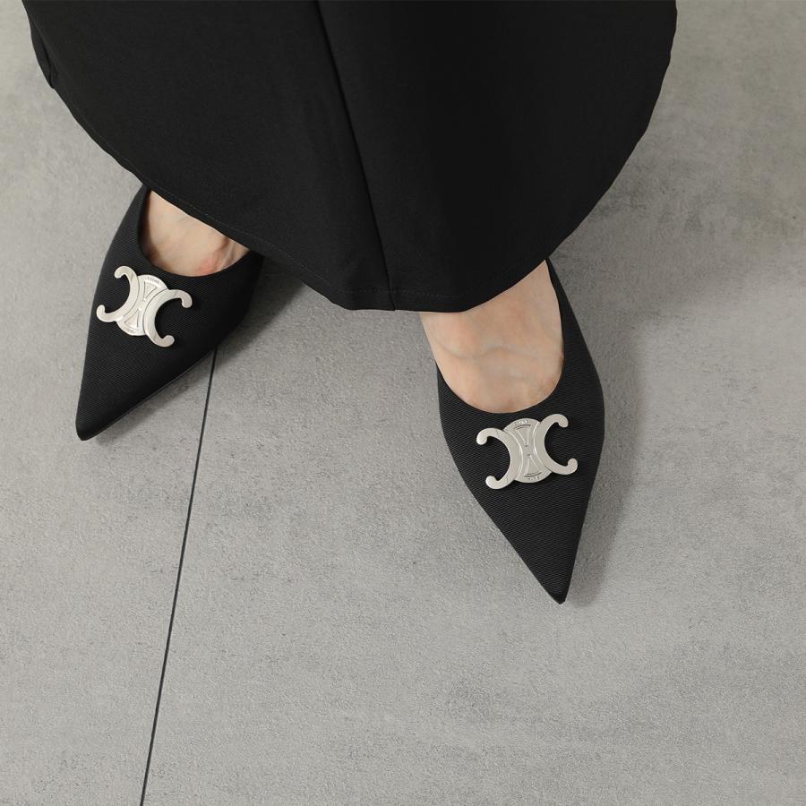 CELINE（セリーヌ） ミュール ALMA TRIOMPHE GROS GRAIN アルマ