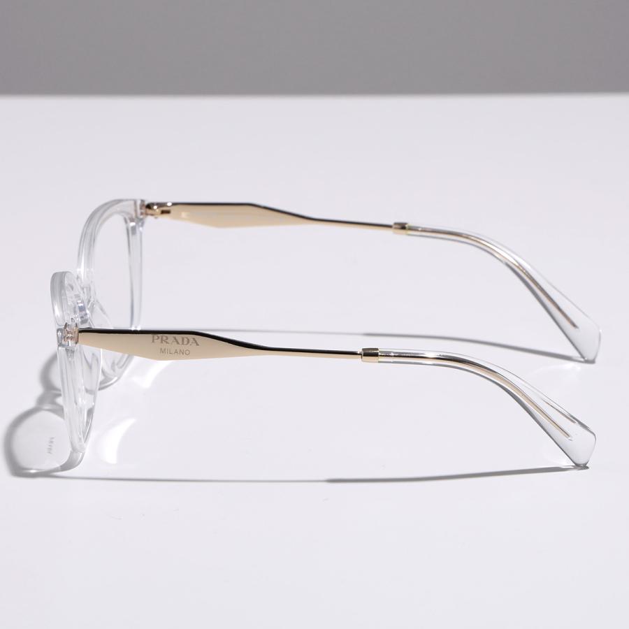 PRADA（プラダ） メガネ VPR 02Z レディース バタフライ型 クリア