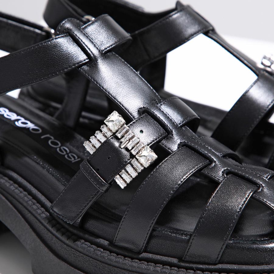 Sergio rossi（セルジオロッシ） サンダル SR TWENTY BUCKLE 025 トゥ