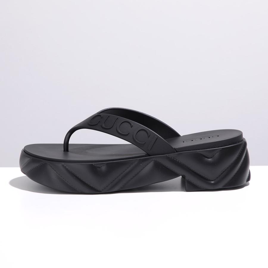 GUCCI（グッチ） トングサンダル 746334 JFM00 レディース ラバー ロゴ