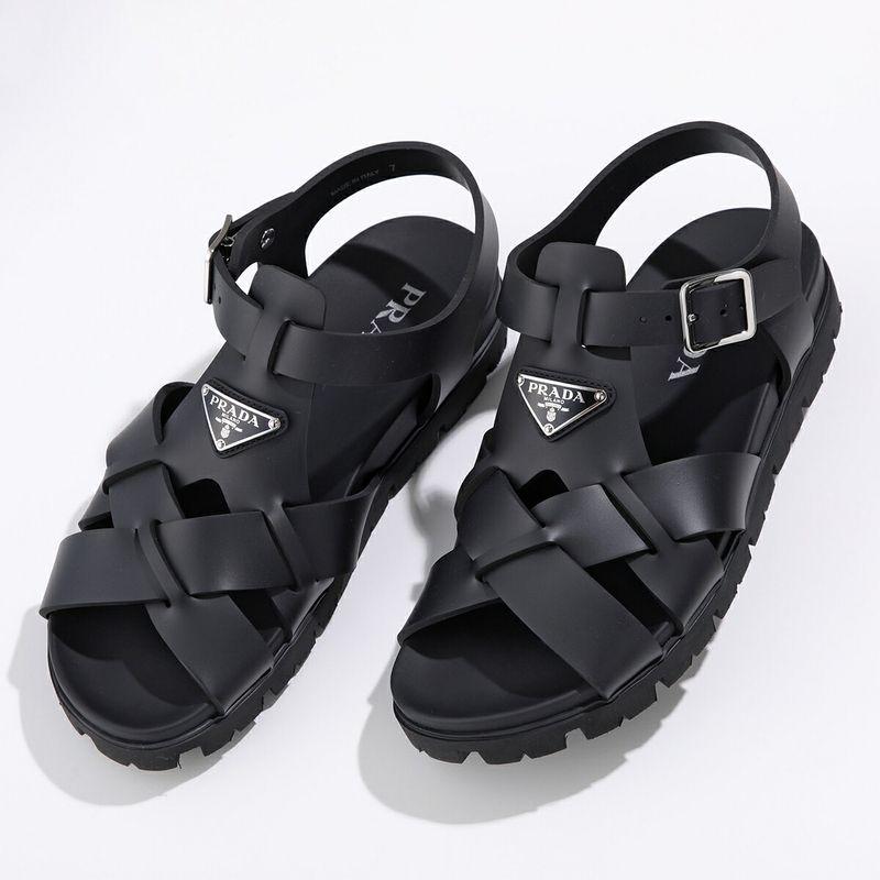 PRADA（プラダ） クロスサンダル 2X3118 3LKK メンズ トライアングル