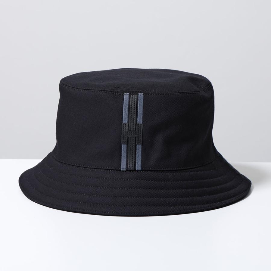 HERMES（エルメス） バケットハット フレッド Hストライプ FRED H