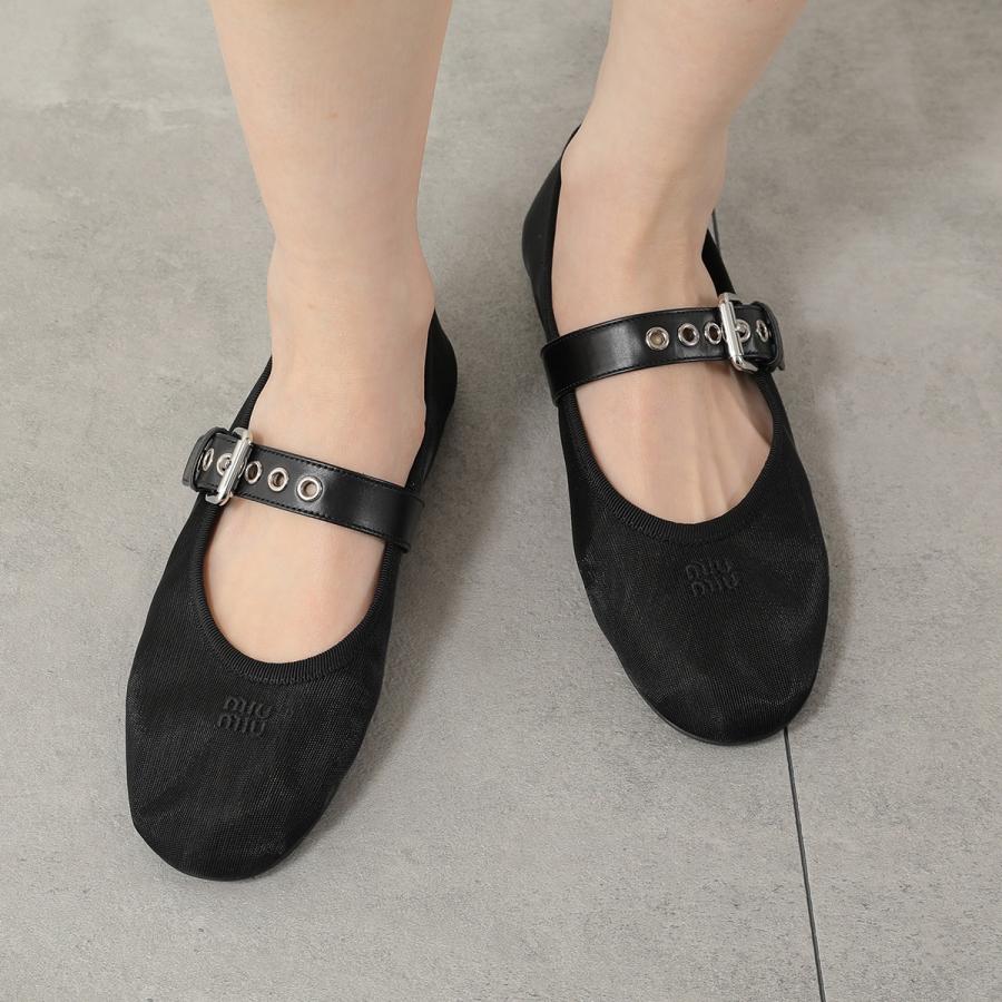 miu miu（ミュウミュウ） バレエシューズ 5F373E 099 レディース