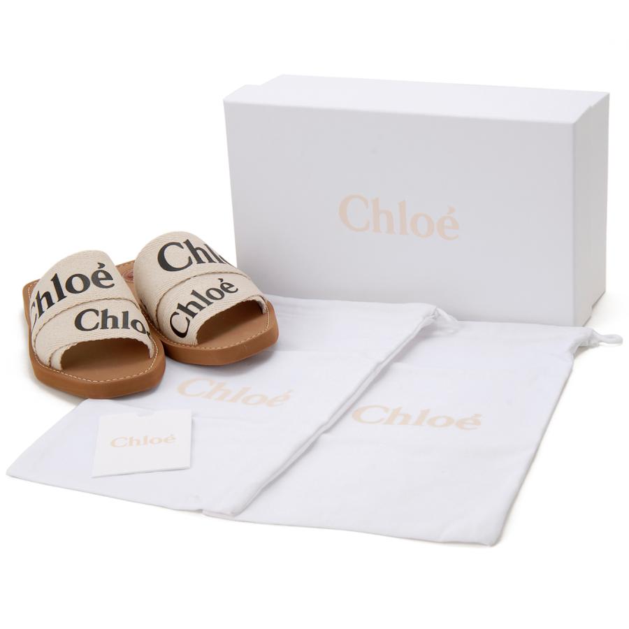 Chloe（クロエ） サンダル レディース ホワイト 22U188Z3 101 WOODY