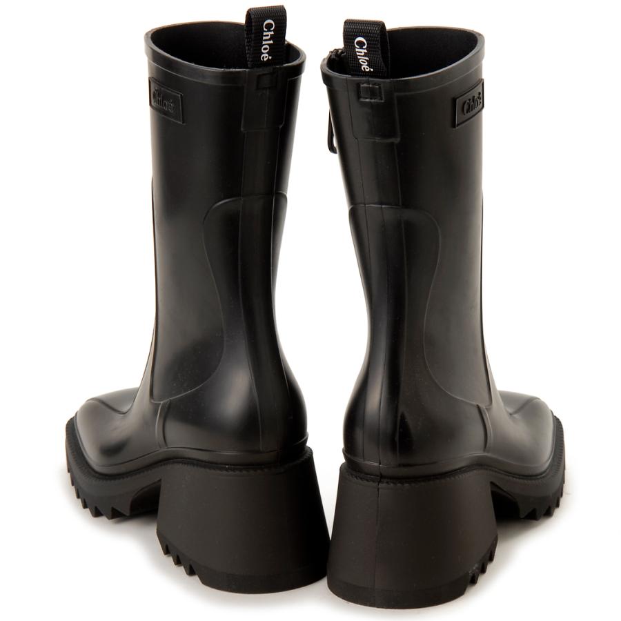 Chloe（クロエ） レインブーツ レディース ブラック 22A239Z2 001
