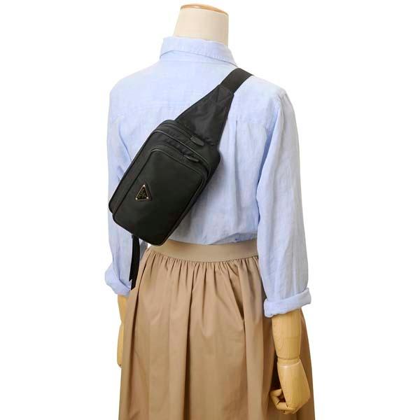 PRADA（プラダ） ボディバッグ レディース ブラック 1BL010 R064 F0002
