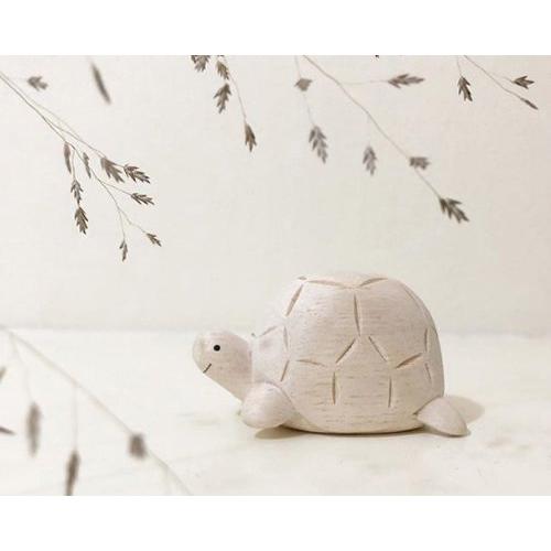 かめ 亀 カメ turtle インテリア 置物 木彫り 木製 動物雑貨