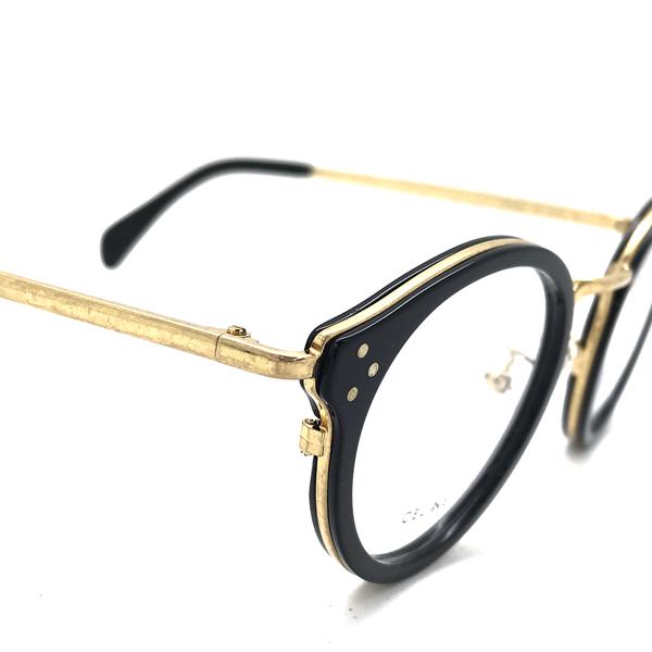 CELINE（セリーヌ） メガネフレーム ブランド ブラック×ヴィンテージ