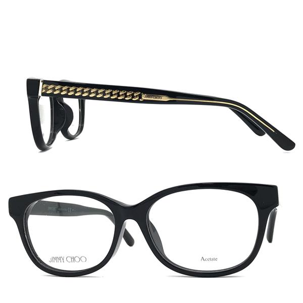 JIMMY CHOO（ジミーチュウ） メガネフレーム ブランド ブラック 眼鏡