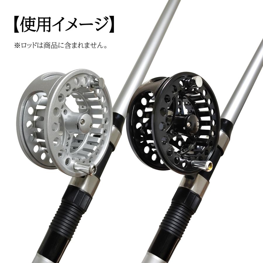 オルルド釣具 フライ用リール 3/4wt 5/6wt 7/8wt シルバー ブラック