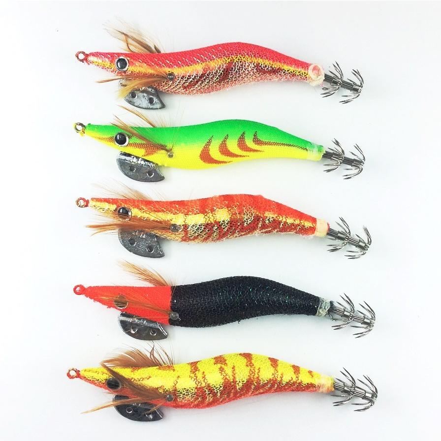 オルルド釣具 エギ 餌木ルアー エギング 10色セット 収納ケース付き