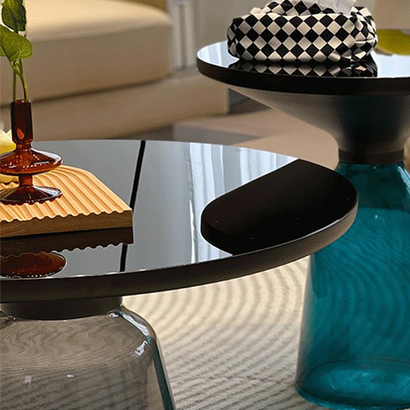 センターテーブル 北欧 おしゃれ BELL COFFEE TABLE ガラス テーブル