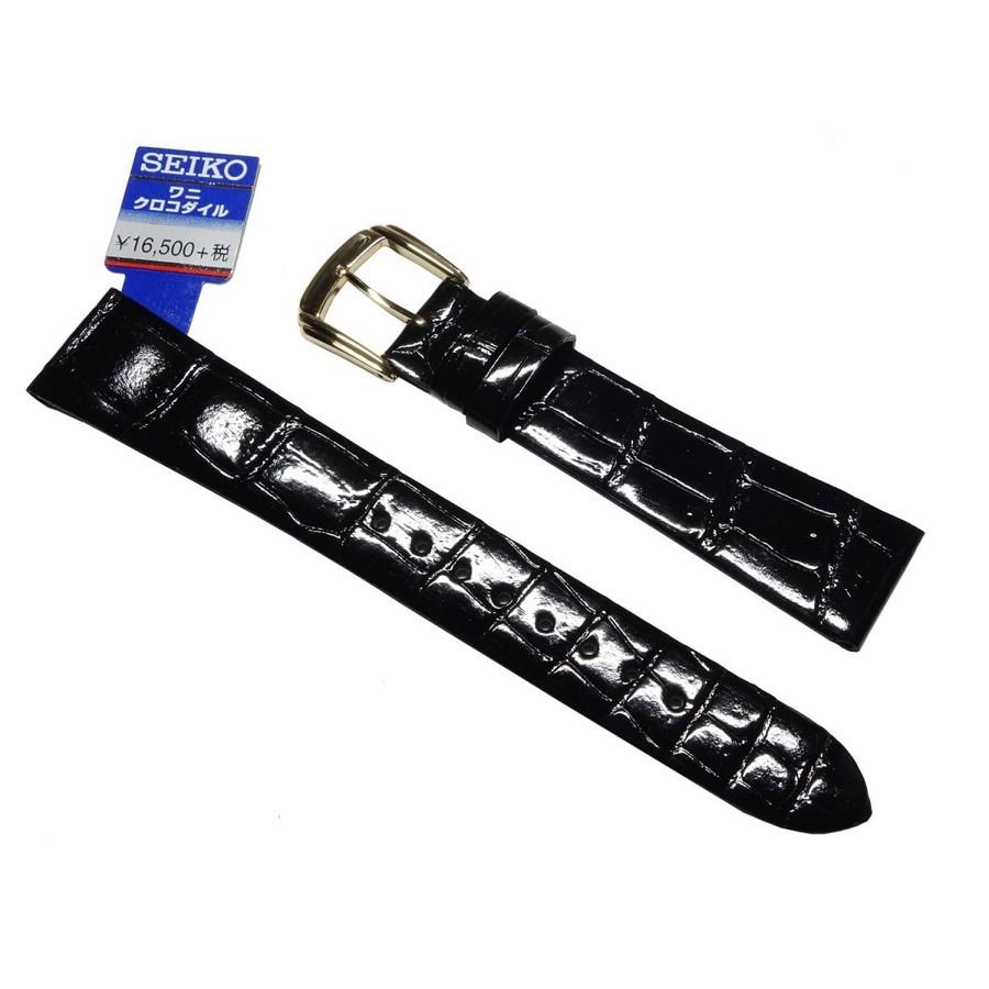 SEIKO（セイコー） 腕時計 時計 ベルト 17mm バンド DA07 クロコダイル