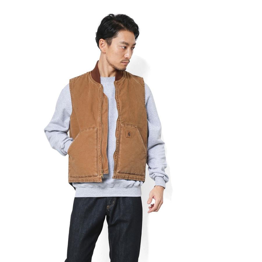 Carhartt（カーハート） V02 サンドストーン キルトライニング ダック