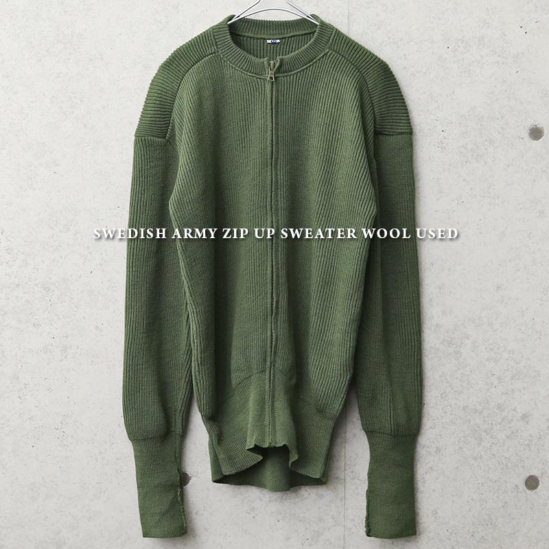 MILITARY（ミリタリー） 実物 USED スウェーデン軍 ジップアップ