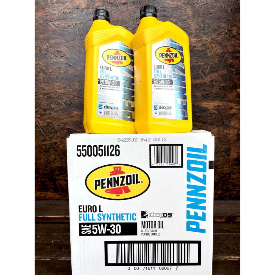 5W-30 ユーロL 2本 ハッシュナイン ペンズオイル エンジンオイル 100
