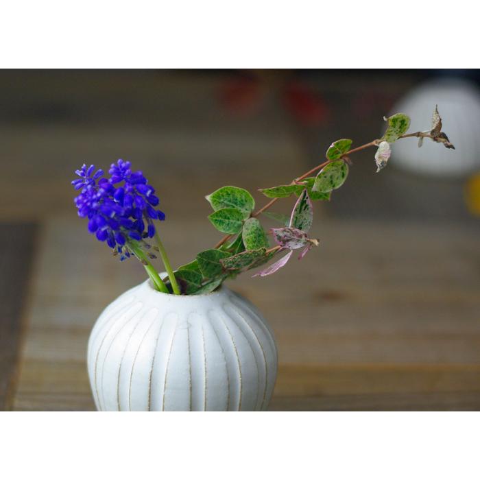 徳利型 一輪差し 益子焼 フラワーベース 陶器製 花器 花瓶 焼きもの