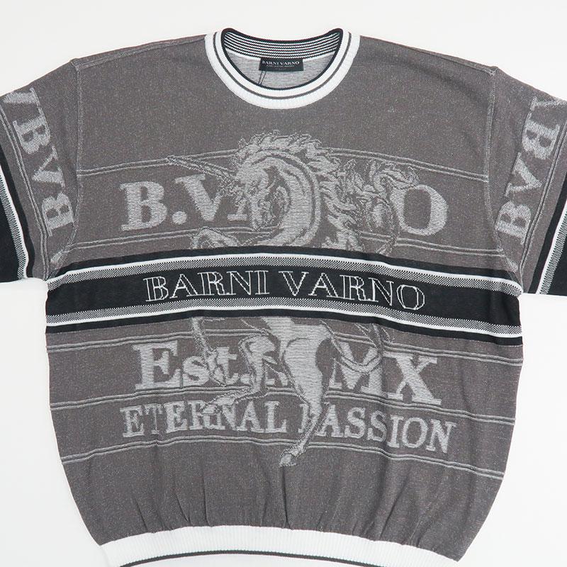 BARNI VARNO（バーニヴァーノ） ユニコーン ジャガード クルーネック