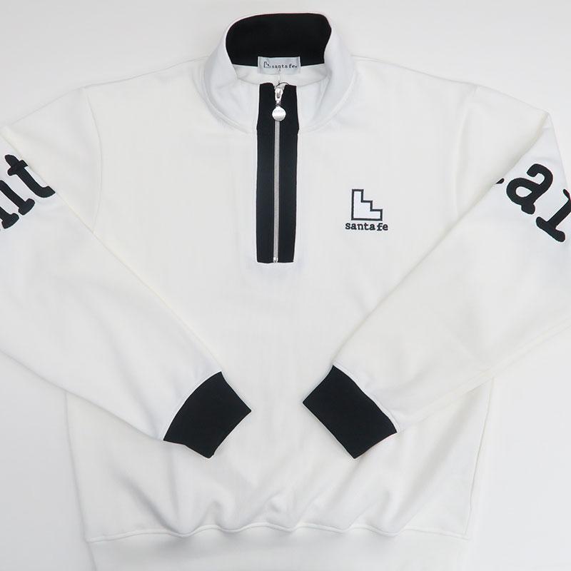 サンタフェ WFロゴ 刺しゅう ハーフジップ トレーナー 50 52 サイズ LL