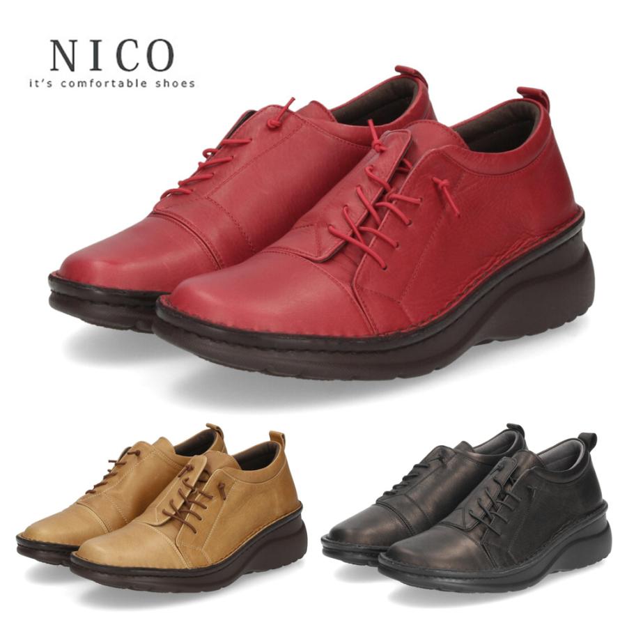 爆買 ニコ コンフォートシューズ NICO レディース 6007 靴 レース