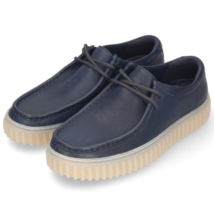 Clarks（クラークス） レザー スエード スニーカー メンズ Torhill Lo