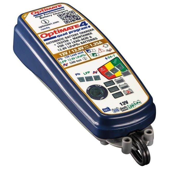 TECMATE テックメイト OptiMate 4 Quad Program バッテリー充電器