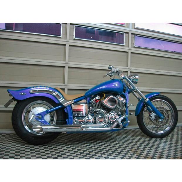 KENTEC（ケンテック） 極太スラッシュカット2IN1マフラー 90Φ ドラッグ