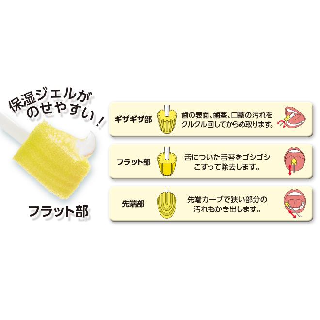 オオサキメディカル マウスポンジ(プラ軸) ふつうサイズ 1本入×300袋入