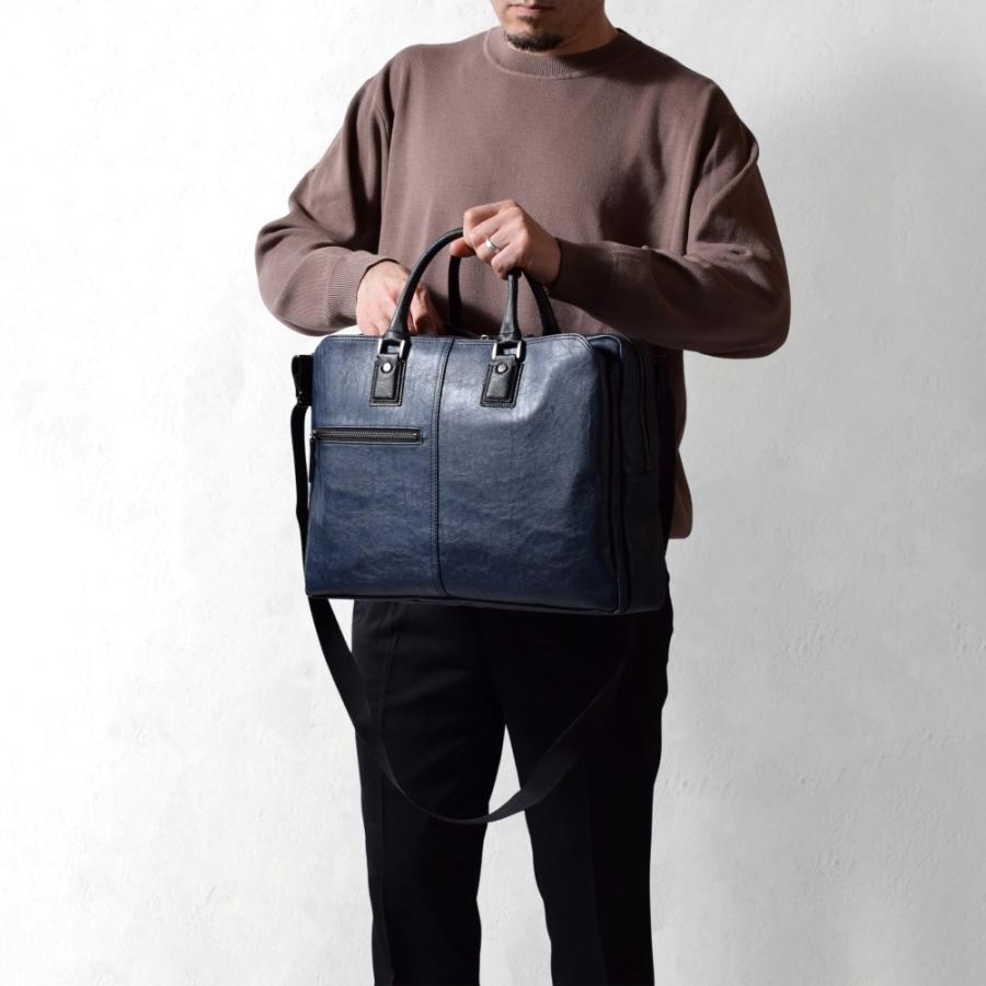 ビジネスバッグ メンズ バック ノートpc 本革付属 日本製 大容量