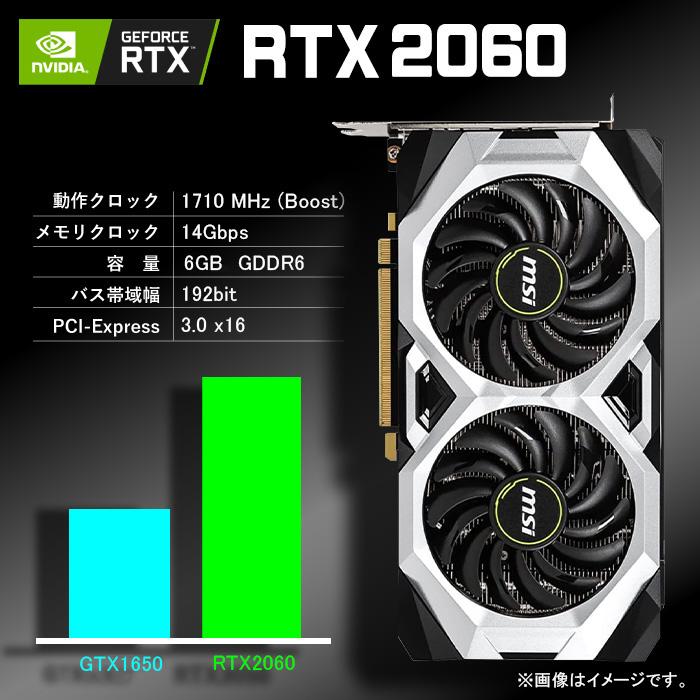 PASOUL ゲーミングPC ホワイト GeForce RTX2060 第14世代 Corei5