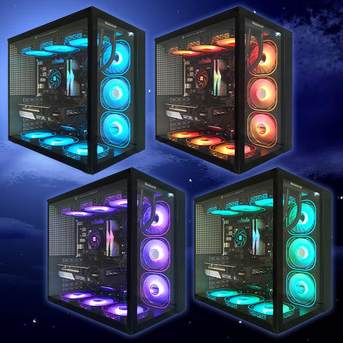 PASOUL ゲーミングPC 白色海景房 HJF-ATX（WH）水冷 GeForce RTX4080