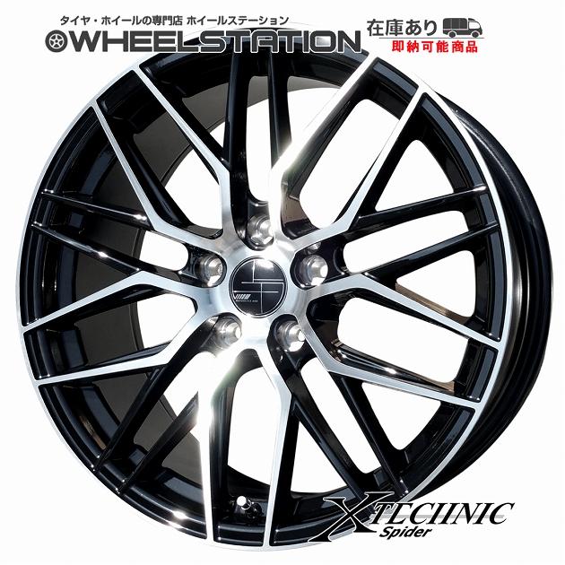 X-TECHNIC Spider 18x8.0J OFF+50 5H/PCD100 精悍な見た目のスパイダー