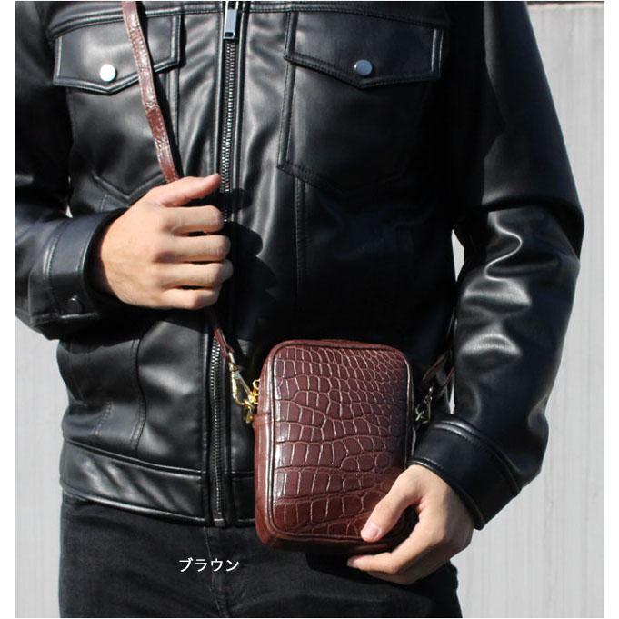 SIAMNESS シャムネス クロコダイル ショルダーポーチ サコッシュ
