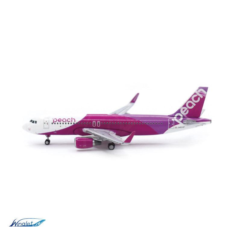 CROSSWING 1/500 ダイキャストモデル Peach A320 JA824P ピーチ
