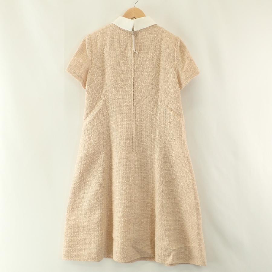 FOXEY（フォクシー） 美品/ 41449 Jessicaジェシカ ツイード 白襟 半袖