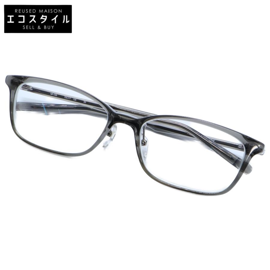 999.9（フォーナインズ） NP-726 度入りレンズ スクエア メガネ